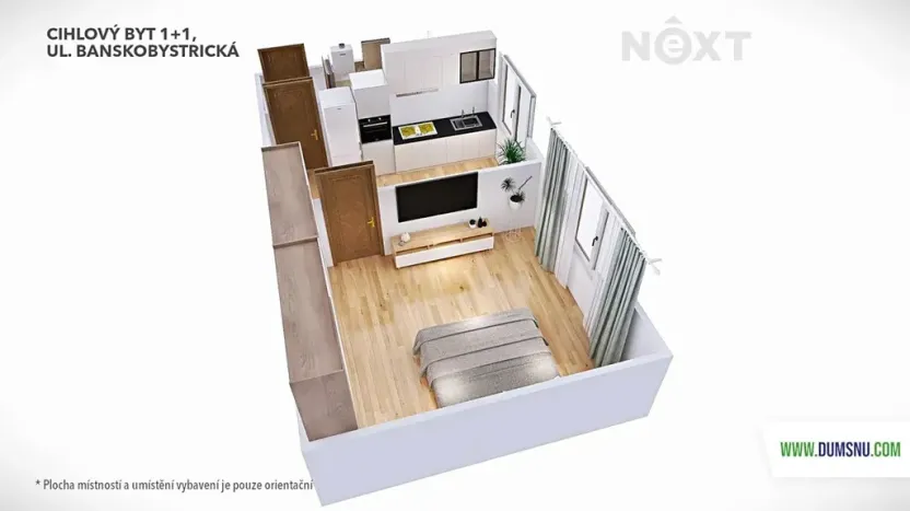 Prodej bytu 1+1, Šumperk, Banskobystrická, 38 m2