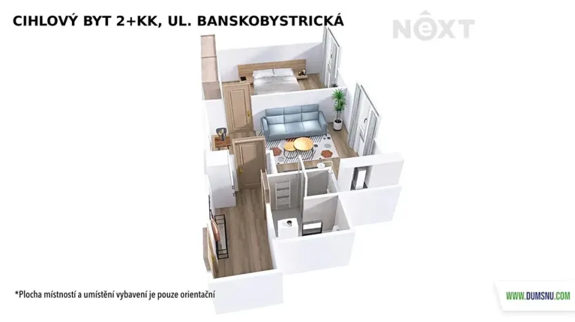 Prodej bytu 2+kk, Šumperk, Banskobystrická, 44 m2