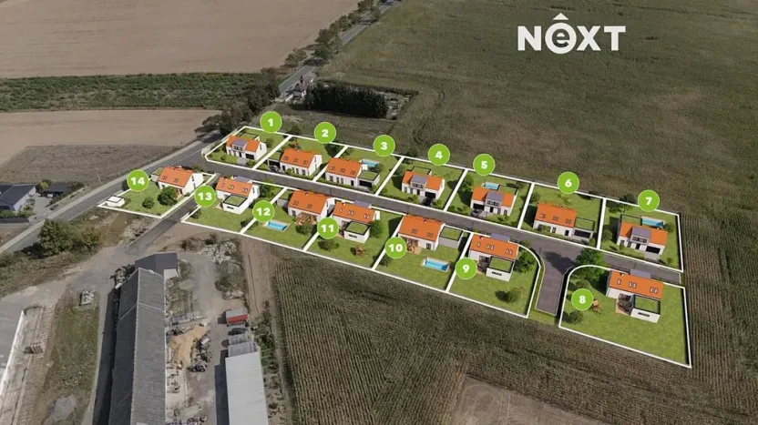 Prodej pozemku pro bydlení, Stavenice, 748 m2