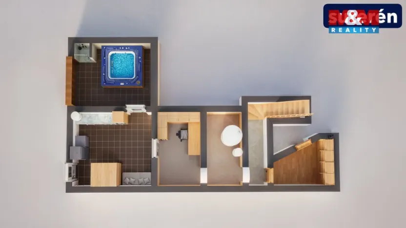 Prodej rodinného domu, Podbořany, Cyrila a Metoděje, 280 m2