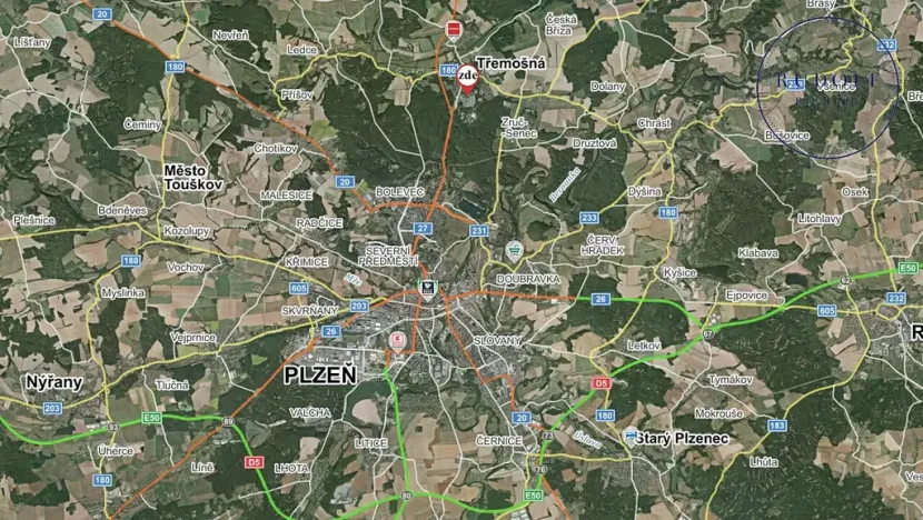 Pronájem komerčního pozemku, Třemošná, Chemická, 2690 m2