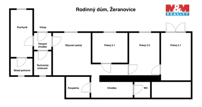 Prodej rodinného domu, Žeranovice, 75 m2