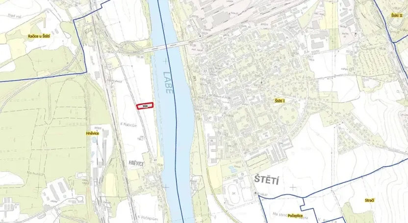 Prodej pole, Štětí, 4190 m2