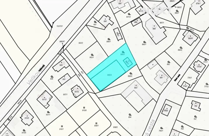 Prodej pozemku pro bydlení, Zlín, 1311 m2