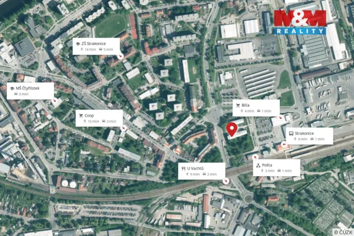 Prodej bytu 3+1, Strakonice - Strakonice I, Nádražní, 75 m2