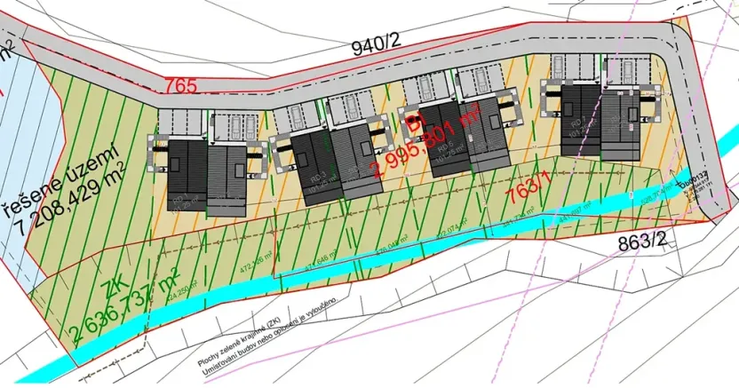 Prodej pozemku pro bydlení, Merklín, 7289 m2