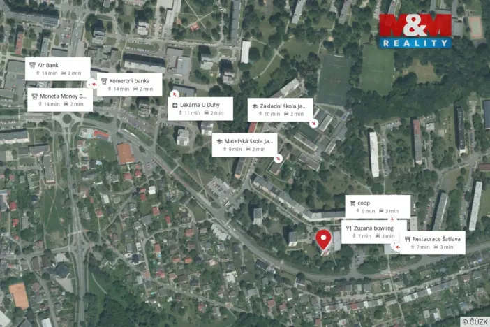 Pronájem bytu 1+1, Ostrava - Poruba, Svojsíkova, 27 m2