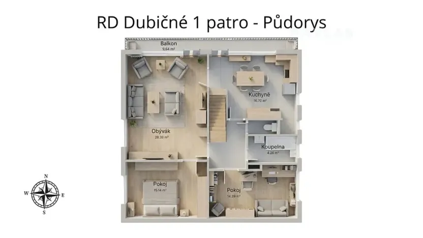 Prodej činžovního domu, Dubičné, 275 m2