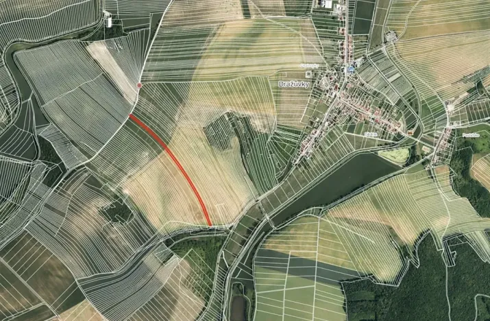 Prodej pole, Dražůvky, 5499 m2