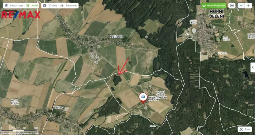 Prodej lesa, Ostřetín, 21595 m2