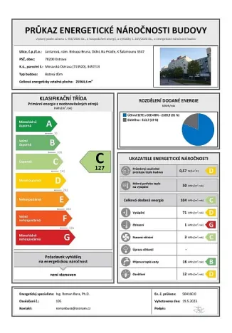 Pronájem bytu 1+kk, Ostrava - Moravská Ostrava, Jantarová, 37 m2