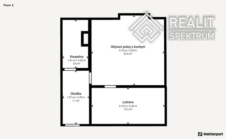 Pronájem bytu 2+kk, Letohrad, U Valu, 51 m2