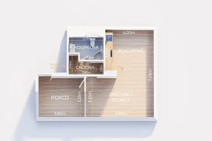 Prodej bytu 2+kk, Olomouc, Husitská, 60 m2