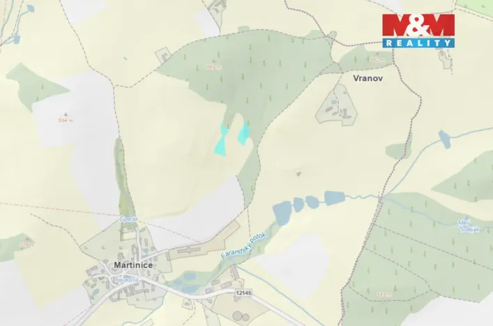 Prodej pole, Votice - Martinice, 4743 m2
