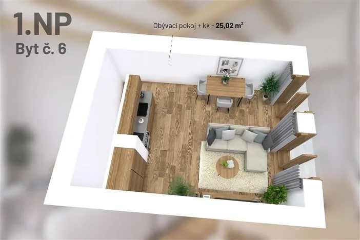 Prodej bytu 2+kk, Jablonec nad Nisou, Revoluční, 51 m2