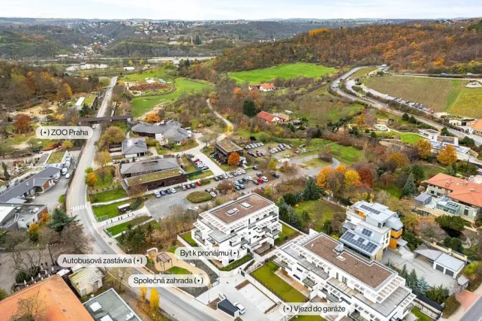 Pronájem bytu 2+kk, Praha - Troja, Pod Hrachovkou, 49 m2