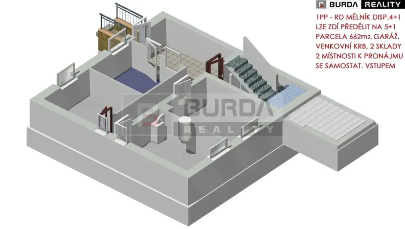 Prodej rodinného domu, Mělník, Komenského, 203 m2