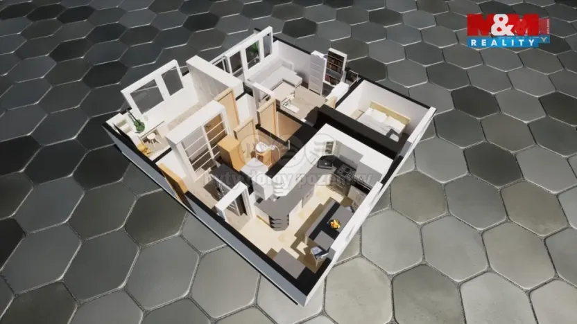 Prodej bytu 3+1, Jablonec nad Nisou - Mšeno nad Nisou, Mechová, 72 m2