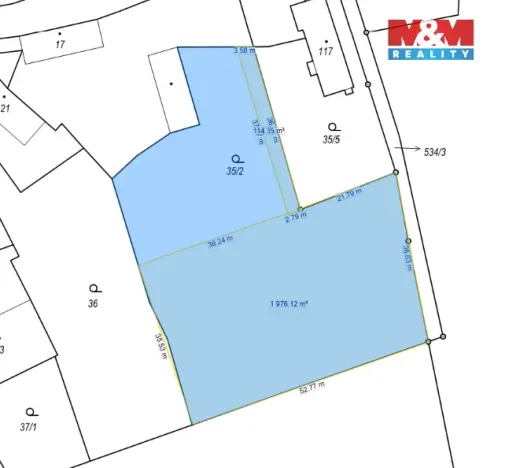 Prodej pozemku pro bydlení, Skršín - Dobrčice, 2000 m2