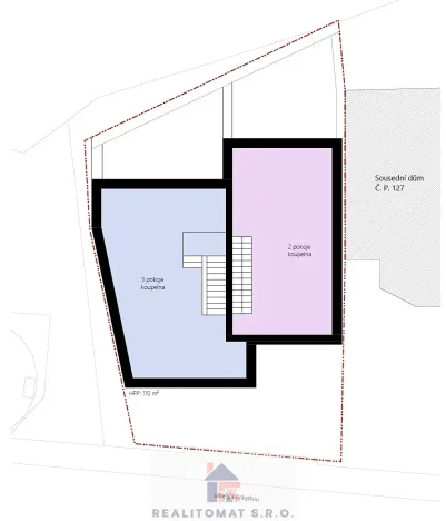 Prodej pozemku pro bydlení, Praha - Kyje, Za Rokytkou, 190 m2