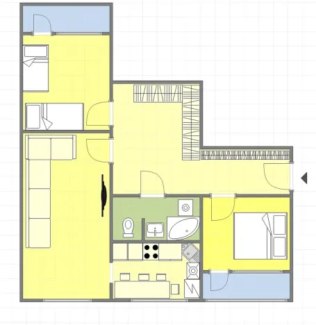 Prodej bytu 3+1, Kutná Hora, 17. listopadu, 71 m2