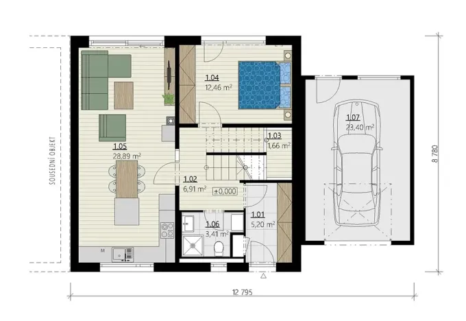 Prodej rodinného domu, Újezd u Brna, 120 m2
