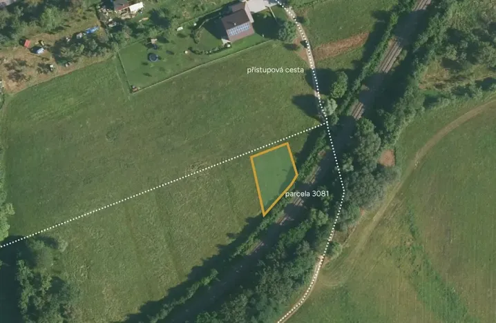 Prodej zahrady, Osíčko, 428 m2