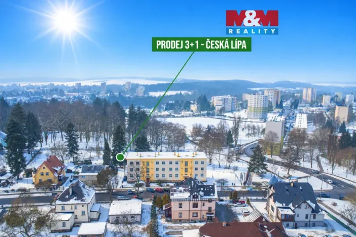 Prodej bytu 3+1, Česká Lípa, Mariánská, 78 m2