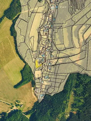 Prodej zahrady, Oskava, 750 m2