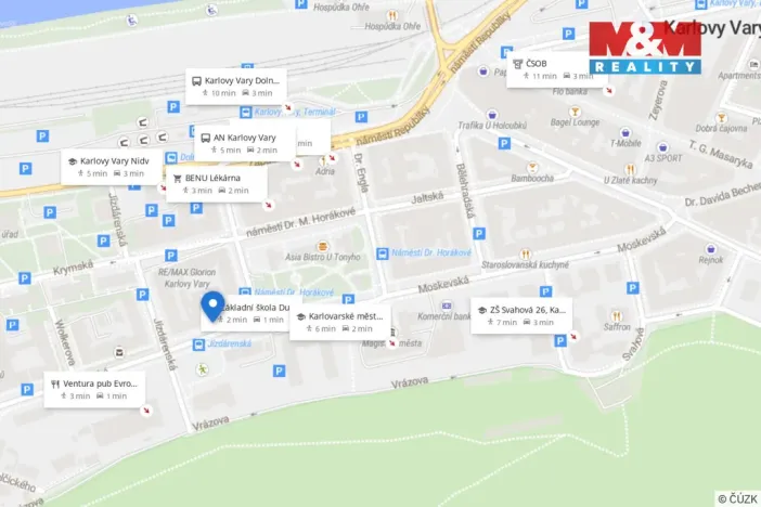 Pronájem bytu 2+kk, Karlovy Vary, Moskevská, 49 m2