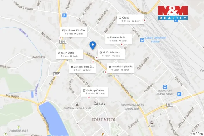 Prodej bytu 2+1, Čáslav - Čáslav-Nové Město, Bojovníků za svobodu, 57 m2