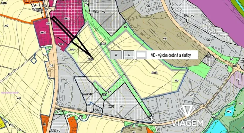 Prodej podílu pole, Havlíčkův Brod, 1799 m2