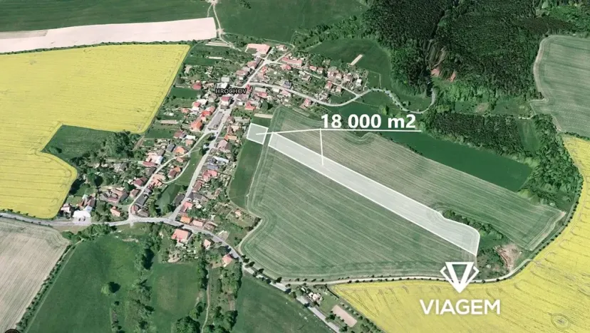 Prodej podílu pole, Lipová, 2722 m2