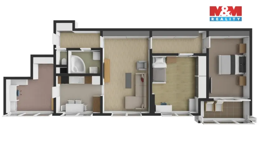 Prodej bytu 4+1, Mladá Boleslav - Mladá Boleslav II, Palackého, 97 m2