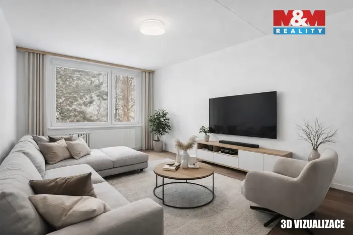 Prodej bytu 3+kk, Praha - Kyje, Travná, 65 m2