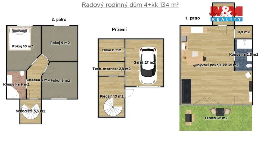 Prodej bytu 4+kk, Nymburk, Na Splavech, 134 m2
