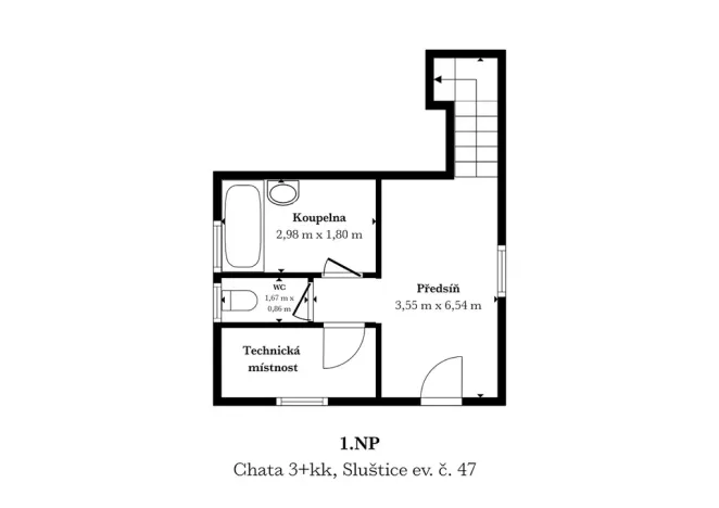 Prodej pozemku pro bydlení, Sluštice, 384 m2