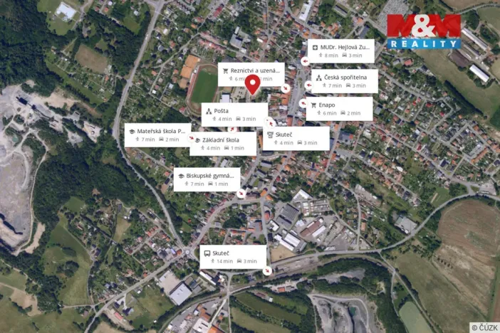 Pronájem bytu 1+1, Skuteč, Československé armády, 47 m2