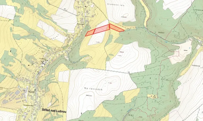 Prodej louky, Střítež nad Ludinou, 24573 m2