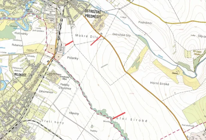 Prodej pole, Uherský Ostroh, 5137 m2