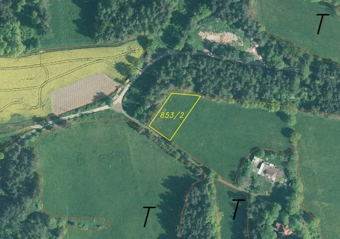 Prodej pole, Nihošovice, 1236 m2