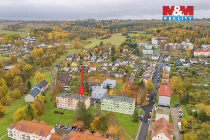 Pronájem bytu 2+1, Planá, Smetanova, 55 m2