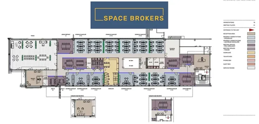 Pronájem kanceláře, Praha - Malešice, Sazečská, 1000 m2