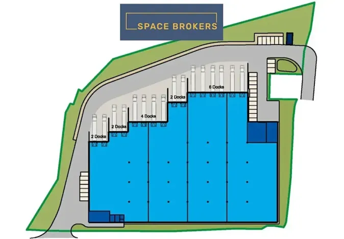 Pronájem skladu, Kozomín, 3500 m2