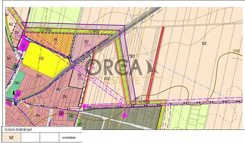 Prodej pole, Strachotín, 1904 m2