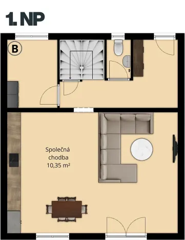 Prodej rodinného domu, Nevřeň, 95 m2