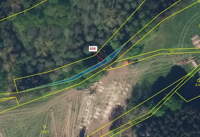 Dražba lesa, Ohnišov, 72 m2