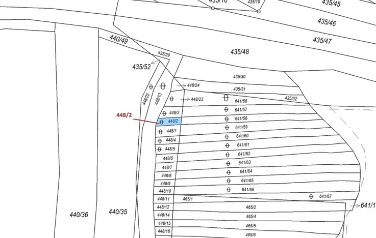 Dražba pozemku, Ivančice, 18 m2