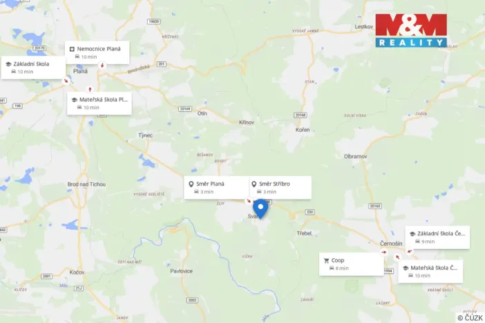 Prodej bytu 2+1, Planá - Svahy, 67 m2