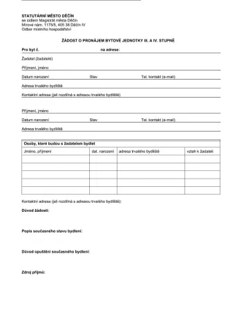 Pronájem bytu 1+1, Děčín, Mírové nám., 39 m2